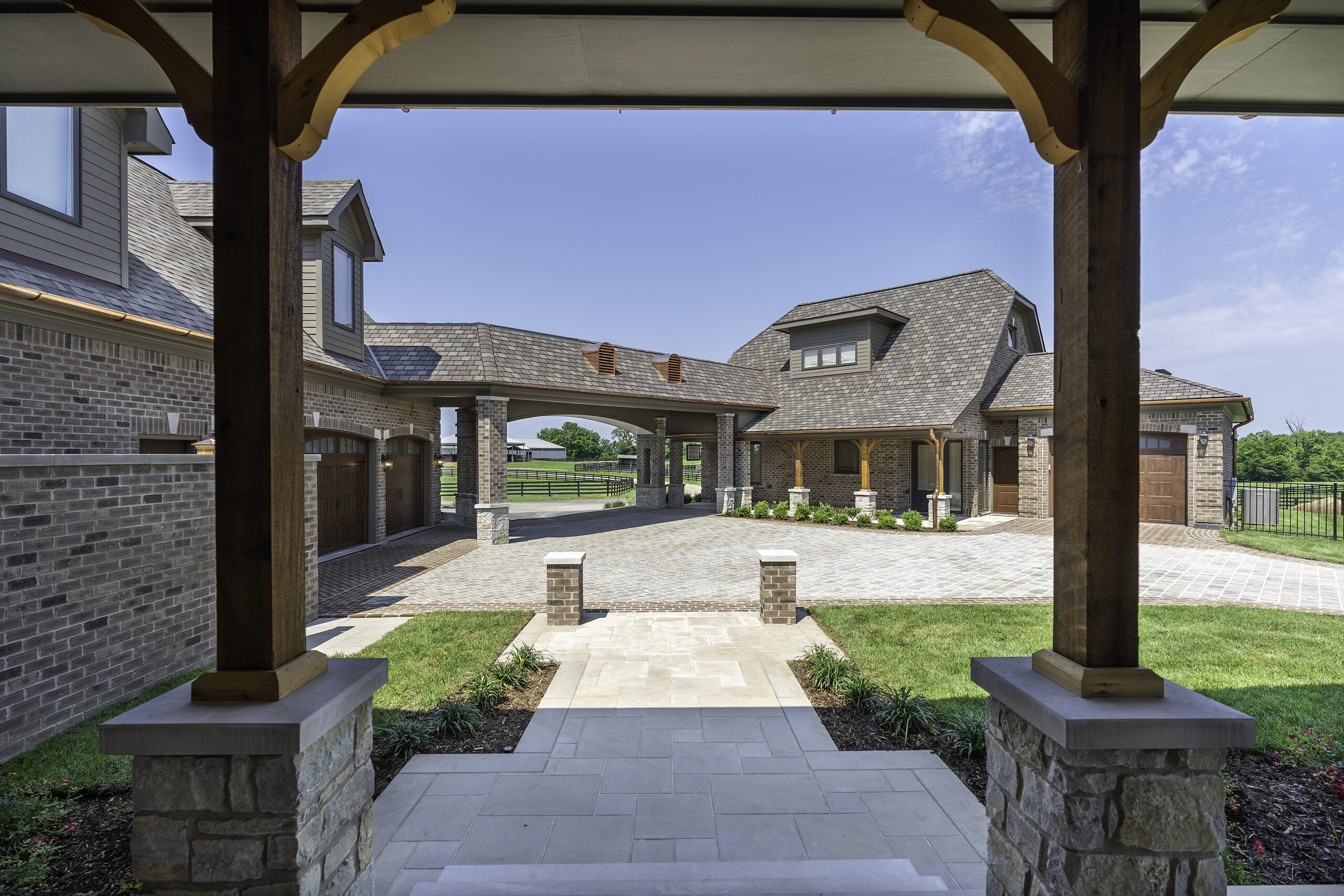 Modern barn or farm structure by Judah